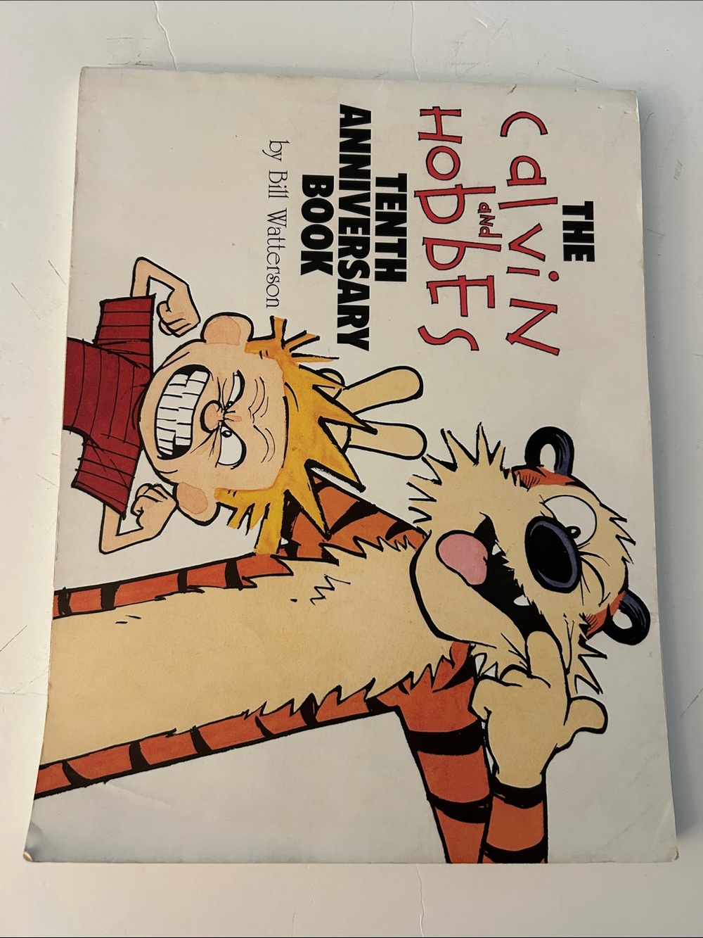 Calvin and Hobbes Tenth Anniversary Book by bill watterson copyright 1995